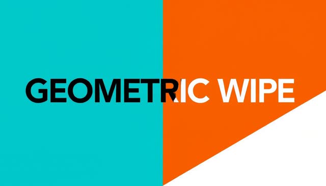 26 GEOMETRIC WIPE：幾何学ワイプ